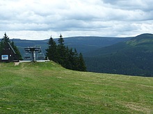 Vrchol �ertovy hory v pozad� Voseck� bouda